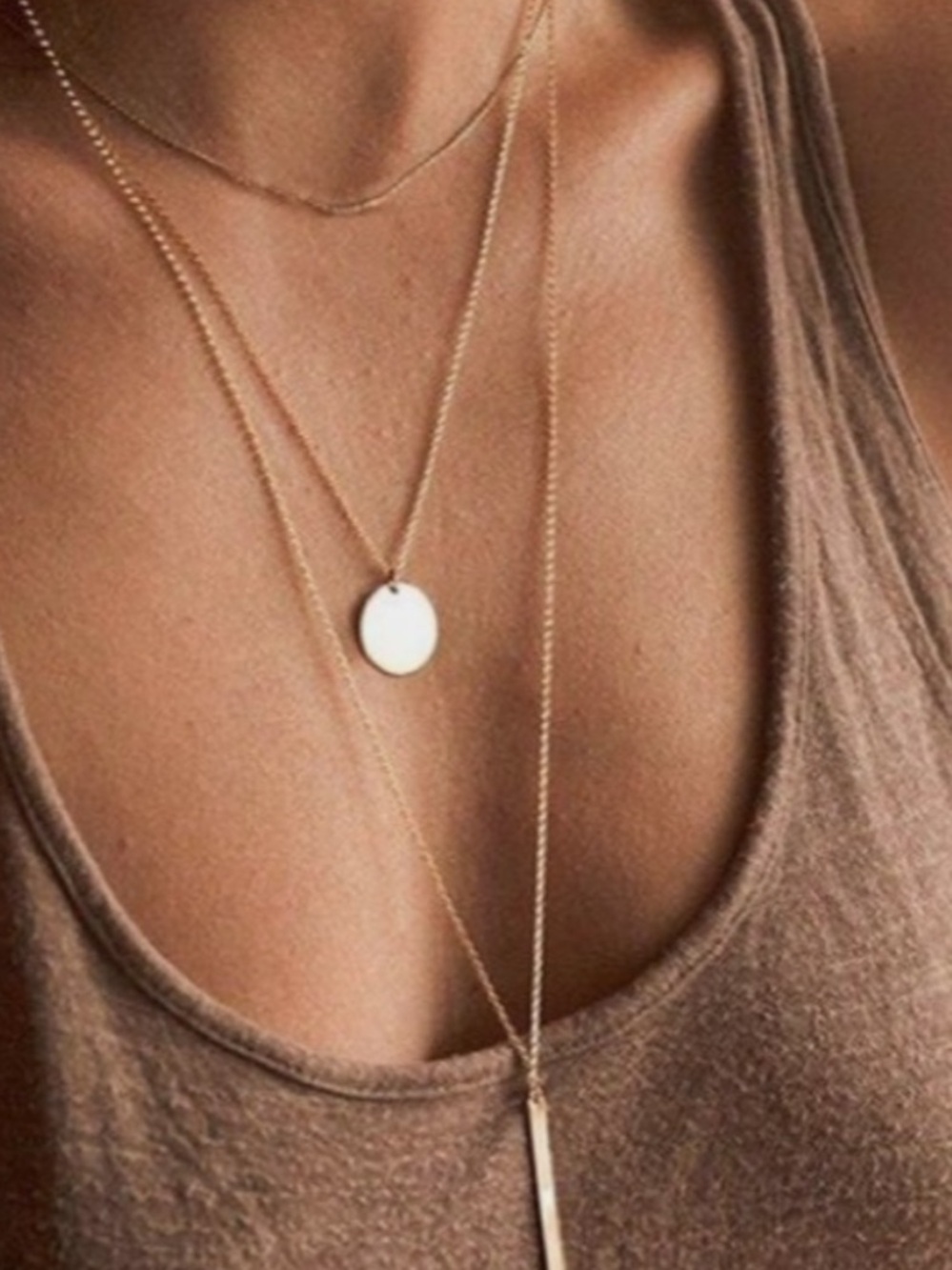 Gold necklace